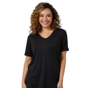 32 Degrees Black Sleep Shirt Size Small